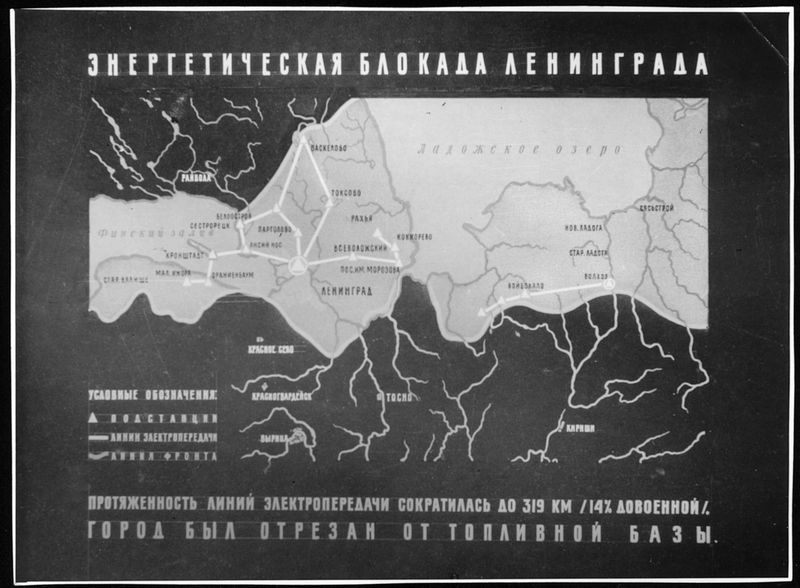 Энергетическая блокада Лениграда.