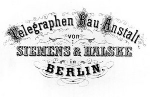 Логотип Telegraphenbauanstalt Siemens & Halske. Источник изображения: wikipedia.org
